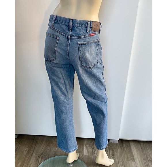 Vintage 90s Wrangler Jeans, 34W x 30, Lightwash Boyfriend Jeans - Picture 3 of 9